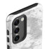 Silver Marble Galaxy S23 Plus Pro Case