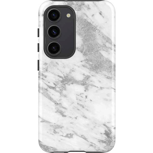 Silver Marble Galaxy S23 Pro Case