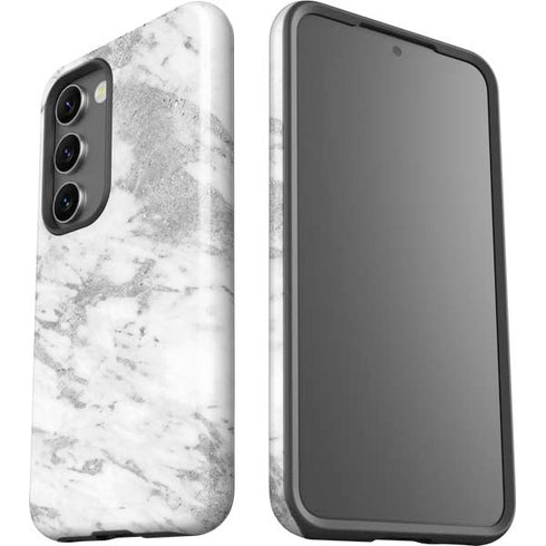 Silver Marble Galaxy S23 Pro Case