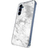 Silver Marble Galaxy S24 Clear Case