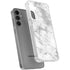 Silver Marble Galaxy S24 Plus Clear Case