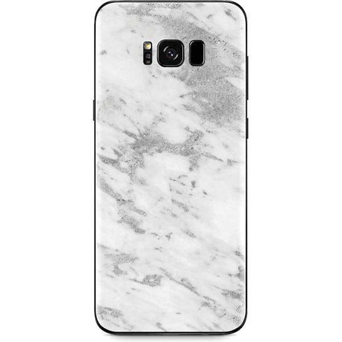 Silver Marble Galaxy S8 Plus Skin