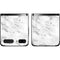 Silver Marble Galaxy Z Flip Skin