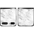 Silver Marble Galaxy Z Flip Skin