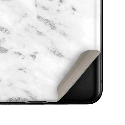 Silver Marble Galaxy Z Flip Skin