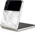 Silver Marble Galaxy Z Flip4 5G Skin