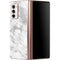 Silver Marble Galaxy Z Fold2 5G Skin