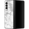 Silver Marble Galaxy Z Fold3 5G Skin