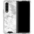 Silver Marble Galaxy Z Fold4 5G Clear Case