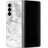 Silver Marble Galaxy Z Fold4 5G Skin