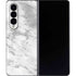 Silver Marble Galaxy Z Fold4 5G Skin