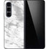 Silver Marble Galaxy Z Fold5 5G Skin