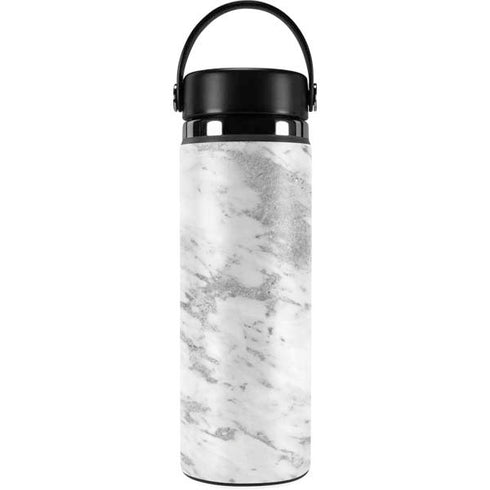 Silver Marble Hydro Flask 20oz Wide Mouth Skin