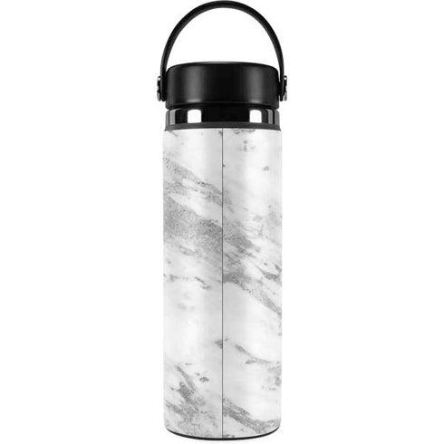 Silver Marble Hydro Flask 20oz Wide Mouth Skin