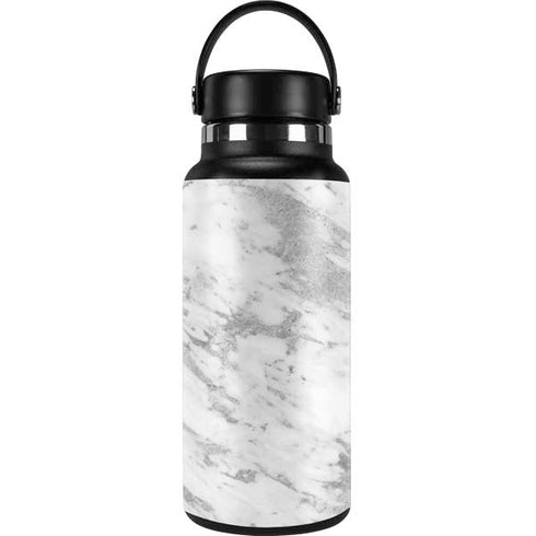 Silver Marble Hydro Flask 32oz Wide Mouth Skin