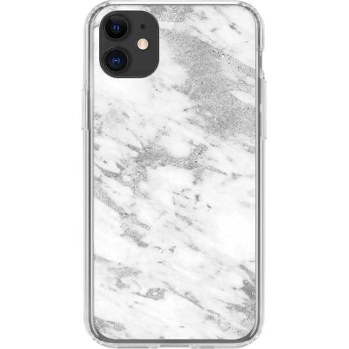 Silver Marble iPhone 11 Clear Case