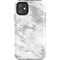 Silver Marble iPhone 11 Impact Case