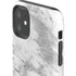 Silver Marble iPhone 11 Impact Case