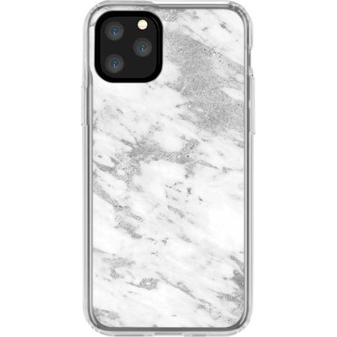 Silver Marble iPhone 11 Pro Clear Case