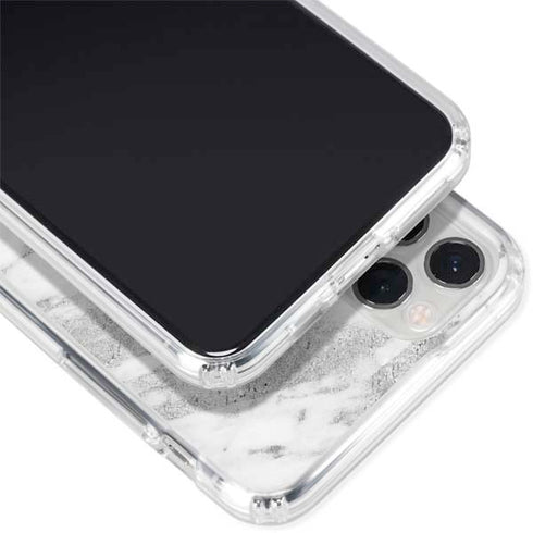 Silver Marble iPhone 11 Pro Clear Case