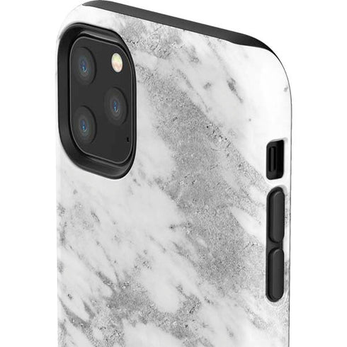 Silver Marble iPhone 11 Pro Max Impact Case
