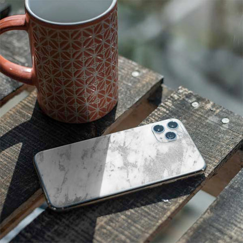 Silver Marble iPhone 11 Pro Max Skin