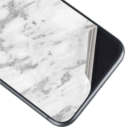 Silver Marble iPhone 11 Skin