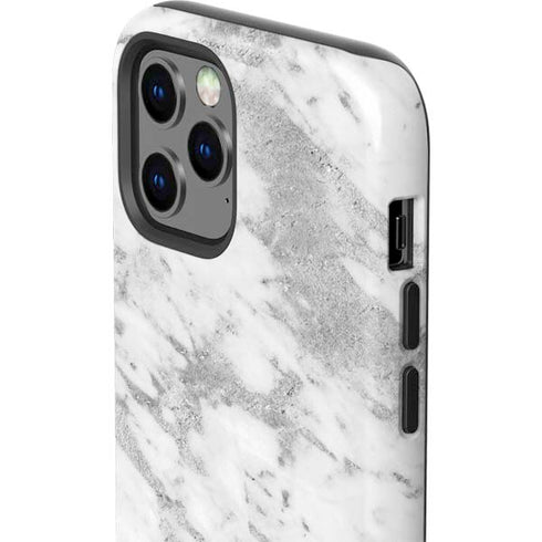 Silver Marble iPhone 12 Pro Impact Case