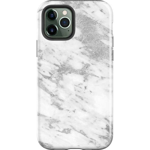 Silver Marble iPhone 12 Pro Max Impact Case