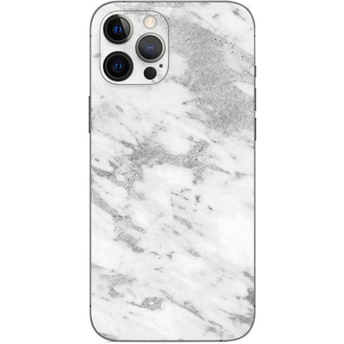 Silver Marble iPhone 12 Pro Max Skin