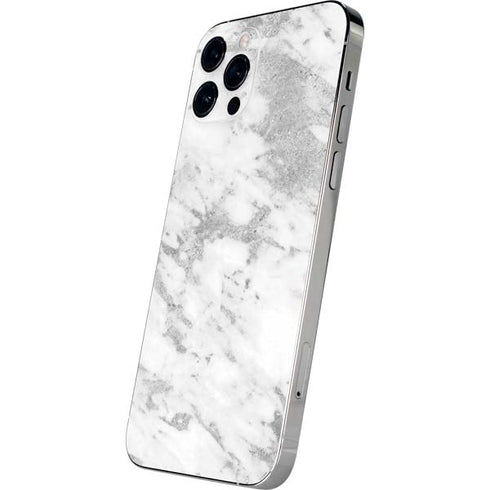 Silver Marble iPhone 12 Pro Skin