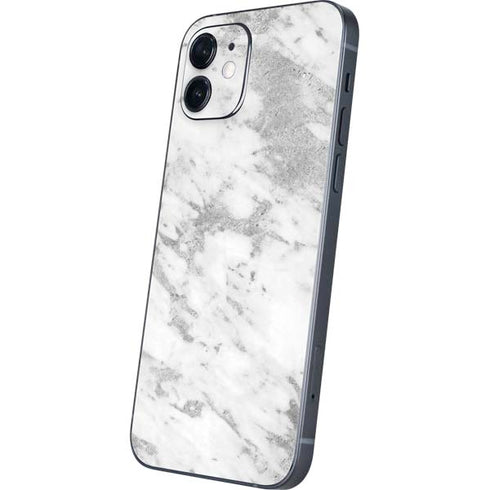Silver Marble iPhone 12 Skin