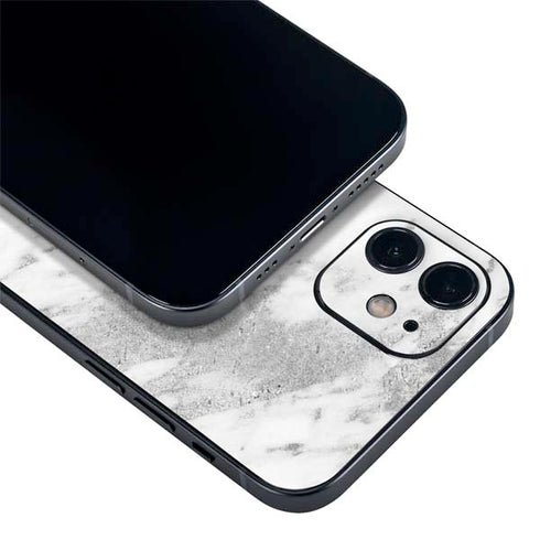 Silver Marble iPhone 12 Skin
