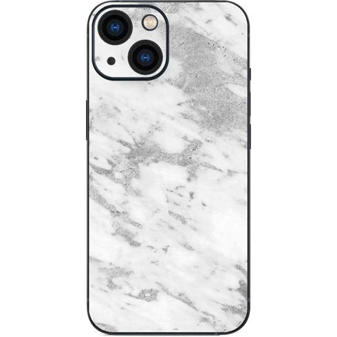 Silver Marble iPhone 13 Mini Skin