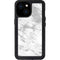 Silver Marble iPhone 13 Mini Waterproof Case