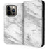 Silver Marble iPhone 13 Pro Folio Case