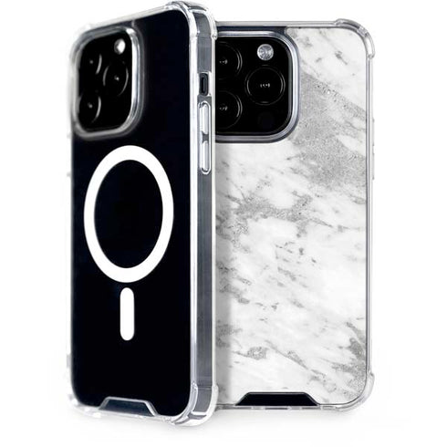 Silver Marble iPhone 13 Pro MagSafe Case