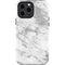 Silver Marble iPhone 13 Pro Max Impact Case