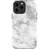 Silver Marble iPhone 13 Pro Max Impact Case