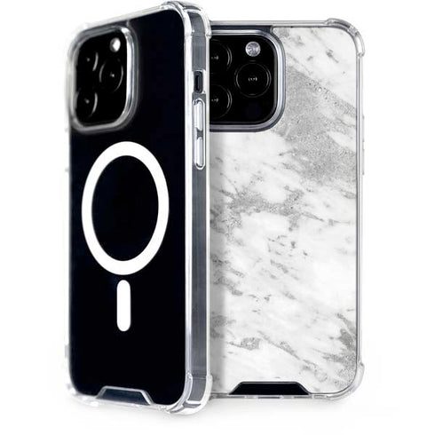 Silver Marble iPhone 13 Pro Max MagSafe Case