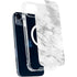 Silver Marble iPhone 14 Plus MagSafe Case