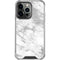 Silver Marble iPhone 14 Pro Clear Case