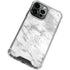 Silver Marble iPhone 14 Pro Clear Case