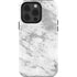 Silver Marble iPhone 15 Pro Impact Case