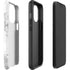 Silver Marble iPhone 15 Pro Impact Case