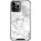 Silver Marble iPhone 15 Pro Max Clear Case