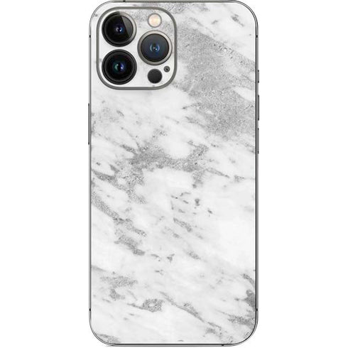 Silver Marble iPhone 14 Pro Max Skin