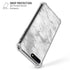 Silver Marble iPhone 7/8 Plus Clear Case
