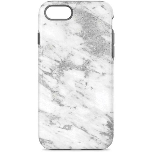 Silver Marble iPhone 8 Pro Case