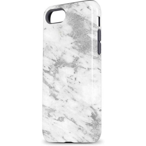 Silver Marble iPhone 8 Pro Case